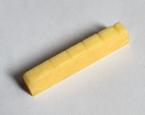 AGED High Density Camel Bone Nut 43mm for Gibson Ibanez Guitar Shaped Tone
