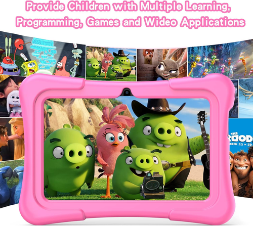 Kids Tablet 7 Inch Android 11, 2GB RAM 32GB ROM BT Wifi Dual Camera Educational - Picture 5 of 13