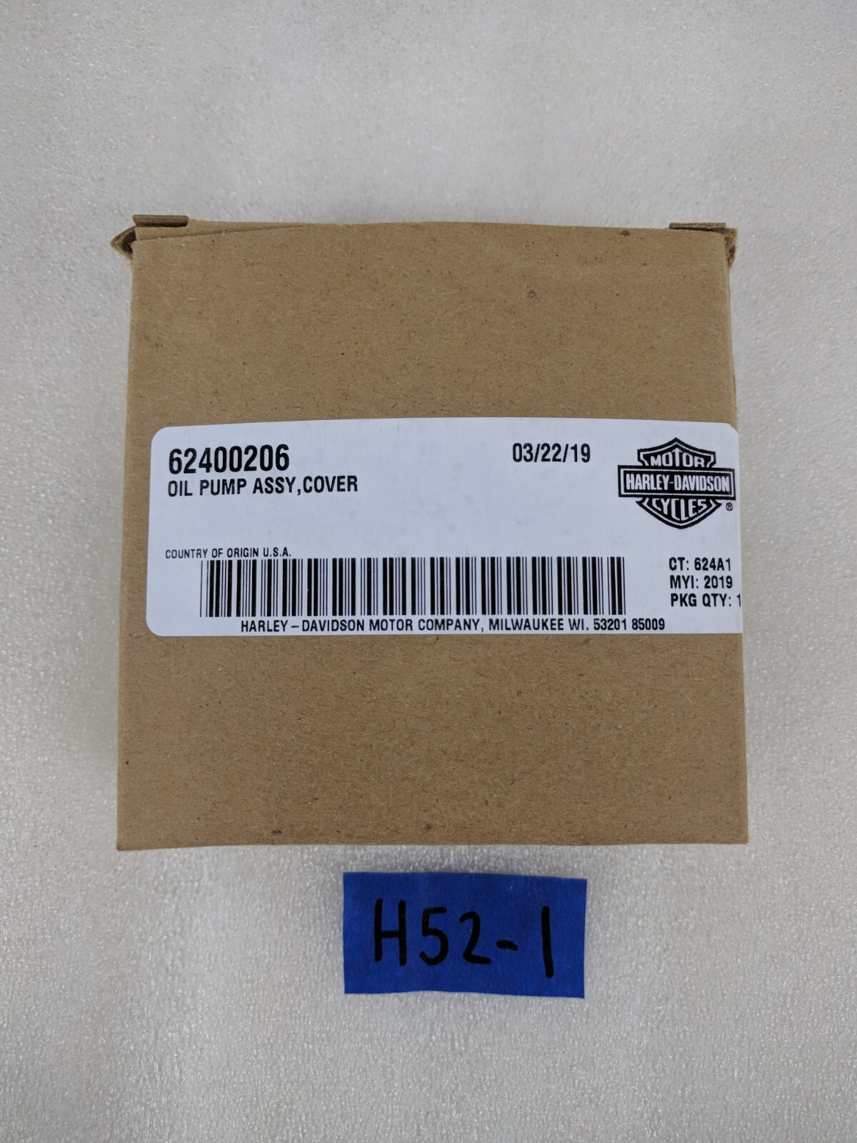 HarleyDavidson Milwaukee 8 Oil Pump Assembly Cover 62400206 eBay