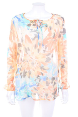Aproductz Bluse Blumen Print D 40 apricot