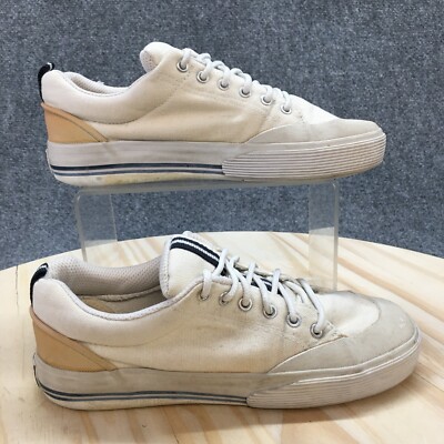 Totes Sport Shoes Womens 6 M Casual Lace Up Sneakers 36-4705-4 White Canvas