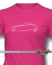 Ford Coupe Hot Rod 1934 T-Shirt for Women - Multiple Colors Sizes - American Car