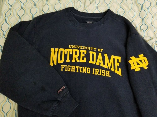 Notre Dame Crewneck Sweatshirt Medium 