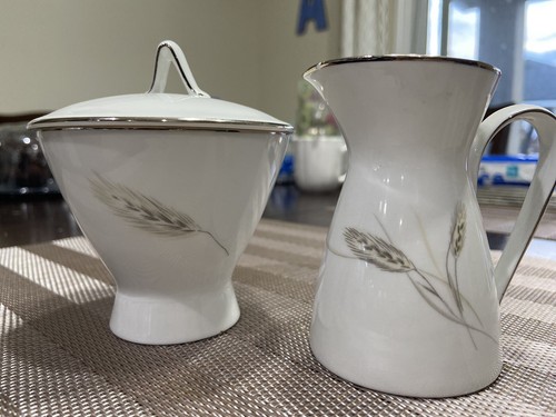 18 Piece Dinnerware Set Rosenthal Germany Regina Wheat Platinum Gorgeous. - Picture 3 of 12
