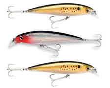 NIB 3 Rapala SXR08 S / 2 SXR08 BNK Trout Bass Pike Tarpon Snook Sea Fish Lures