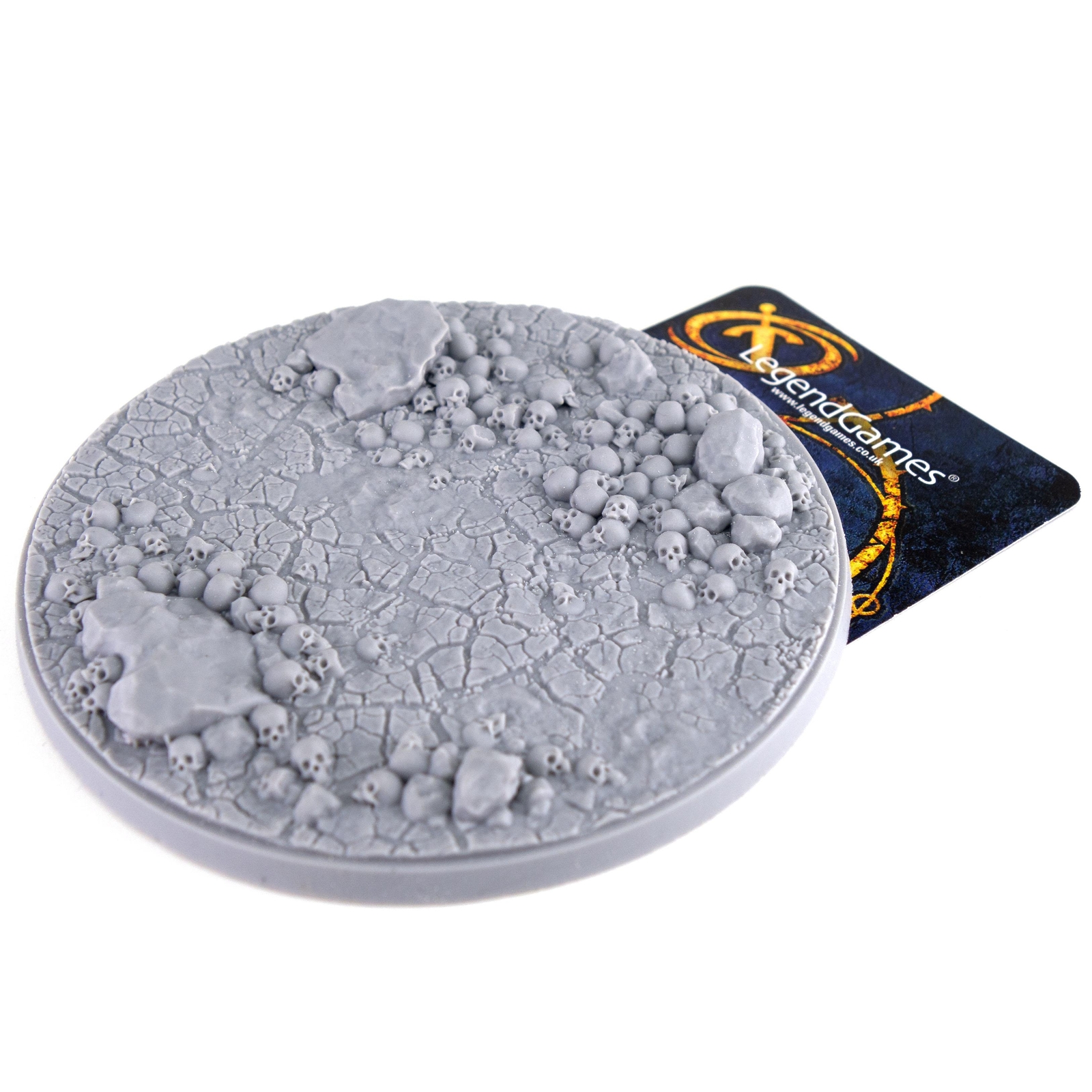 Wargaming Bases -  Skull Cracked Earth - 100mm - Warhammer and other TTRPG games