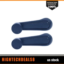 For 1979-1995 Toyota Pickup Blue 2x Inside Inner Left Right Window Crank Handle