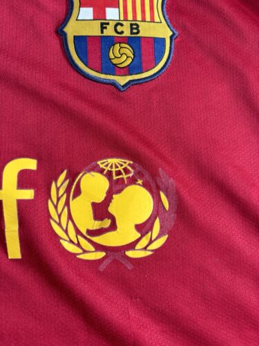 BARCELONA 2008/2009 CL HOME FOOTBALL SHIRT NIKE JERSEY SIZE M ADULT - Picture 3 of 9