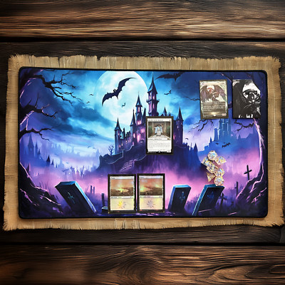 Magic The Gathering/TCG Play Mat - Midnight Castle