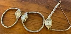 Vintage ladies' watches  1940's-50's. Three WALTHAM, 1 TIMEX.