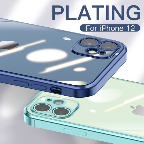 For iPhone 15 14 13 12 Pro Max 11 XS XR 8 Plating Bumper Clear Soft Case Cover - Picture 2 of 21