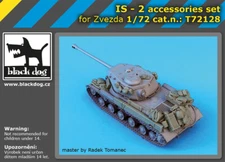 Black Dog 1/72 IS-2 Heavy Tank Detail Set