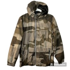 Boy's Cherokee Lightweight Camouflage Full Zip Coat jacket Size Large 12/14