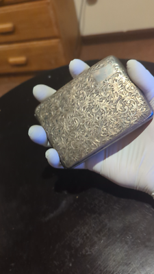 silver 950 銀　デキャンタ　酒器 ANTIQUE JAPANESE SOLID SILVER CIGARETTE CASE STERLING SILVER