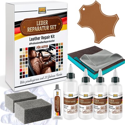 Lederreparatur-Set- BMW Dakota cognac-Lederfarbe für Leder. Kit.