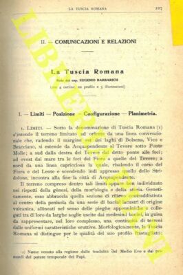 Toscana - Regioni - BARBARICH - La Tuscia Romana.