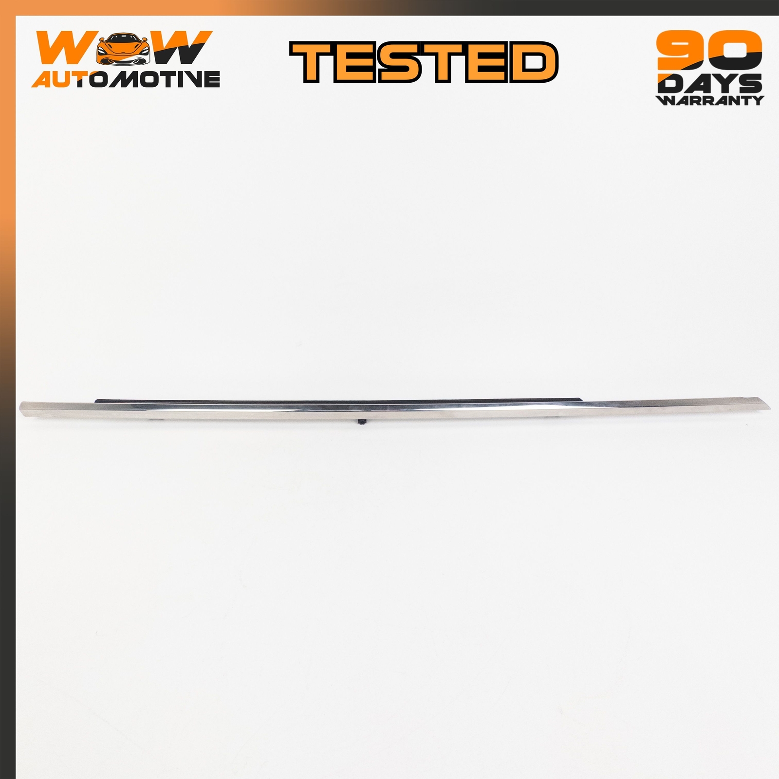 06-13 BENTLEY CONTINENTAL FLYING SPUR FRONT RIGHT BODY TRIM STRIP CHROME OEM