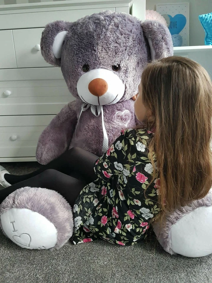 XXL Teddybär Plüsch Kuschel Stoff Plüsch Riesen Teddy Bär Groß 160cm