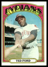 1972 Topps #24 Ted Ford Cleveland Indians EX-EXMINT