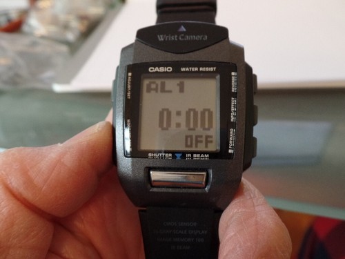 Vintage Casio Armbandkamera Digitaluhr 2220 WQV-1 funktioniert - Bild 11 von 14