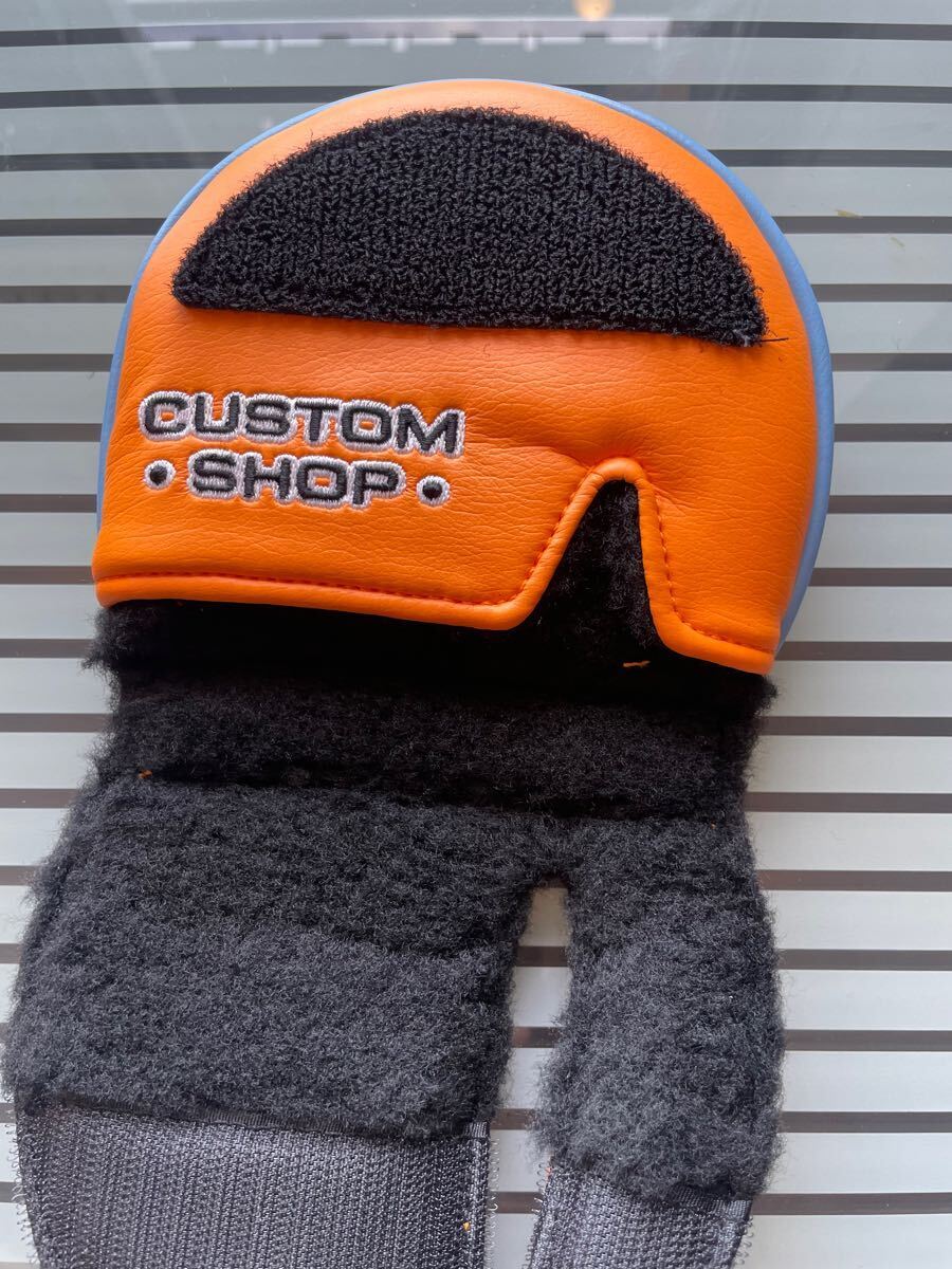 Couvre-head De Putter Scotty Cameron Johnny Racer - Orange, Cuir - Custom Shop