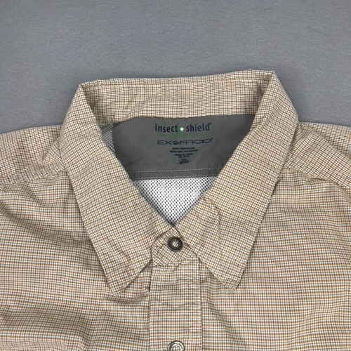Exofficio Fishing Casual Shirt Mens Size 3XL Insect Shield Nylon Big Performance - Picture 2 of 17
