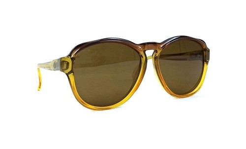PANTO 70s PERSOL SUNGLASSES VINTAGE OPTYL OLIVE ITALY ART DECO P34 80 54 72 NOS - Picture 11 of 22