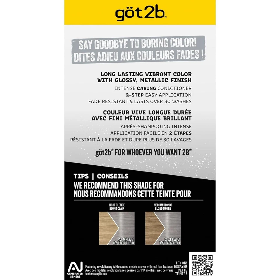 Transforma tu cabello con Schwarzkopf Metallics M71 - Brillo plateado de larga duración Foto 4 de 4