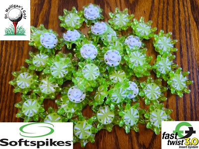 12 GREEN Pulsar Fast Twist 3.0 SoftSpikes Spikes Cleats