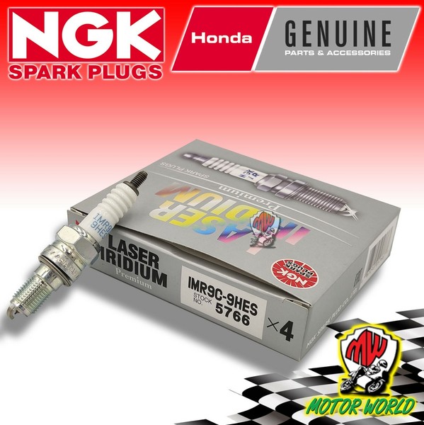 4 NGK Laser Iridium ZüNdkerzen IMR9C-9HES FüR Honda CBR 1000 RR 2004-2007-image