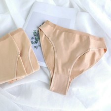 Women Ballet Dance Underwear Briefs High Cut Seamless Gymnastics Panties