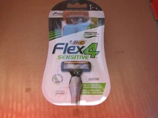 Bic Flex 4 Sensitive Disposable Razors Titanium Ultra Thin Blades 4 Blades 3 Ct