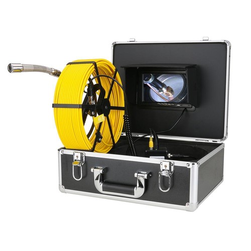 7" DVR Monitor Sewer Pipe Inspection Video Camera Pipeline Industrial Endoscope - Picture 19 of 20