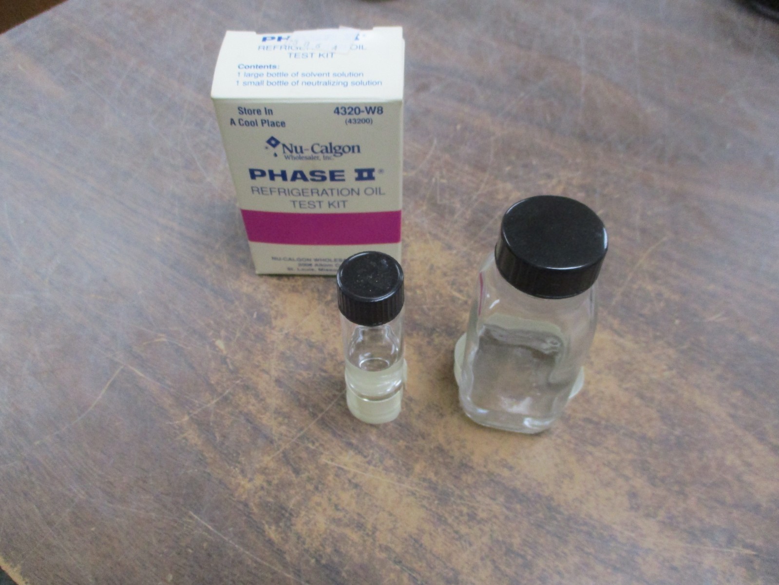 NuCalgon Phase II Refrigeration Oil Test Kit 4320W8 New Surplus eBay
