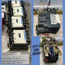 Schneider Electric Telemecanique Contactor LC1 D40 LC1 D4011 IEC 947 80A QTY 1