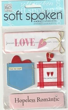 MAMBI Soft Spoken 3D stickers FOREVER AND EVER Theme  90504  Fast FREE Ship!