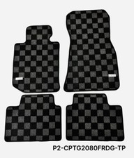 P2M Checkered Race Carpet Floor Mats Set for BMW G20 G80 3 Series & M3 19+ New