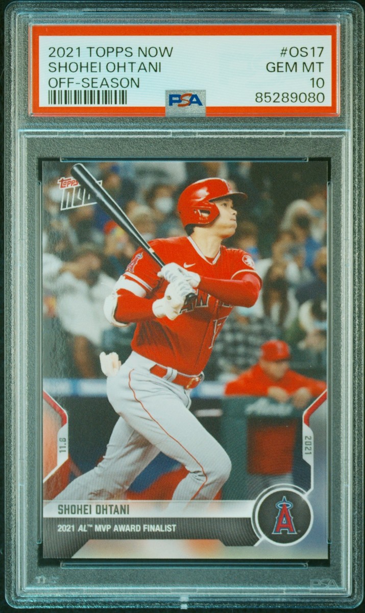 2021 TOPPS NOW OFF SEASON 大谷翔平PSA10