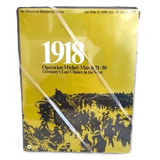 RARE SPI OPERATION MICHEL: 1918 GERMANYS LAST CHANCE WAR GAME COMPLETE FLAT TRAY