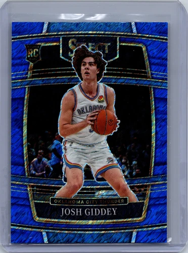 2021-22 Panini Select - Concourse Josh Giddey #58 Blue Shimmer Prizm (RC) (B)