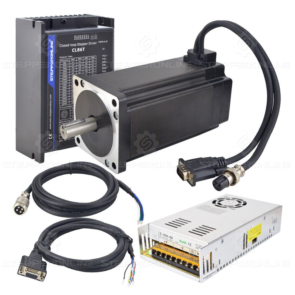 STEPPERONLINE CL86T Nema34 Closed Loop Stepper Motor Driver – 0~8.2A, 24-80VDC, Servo Type