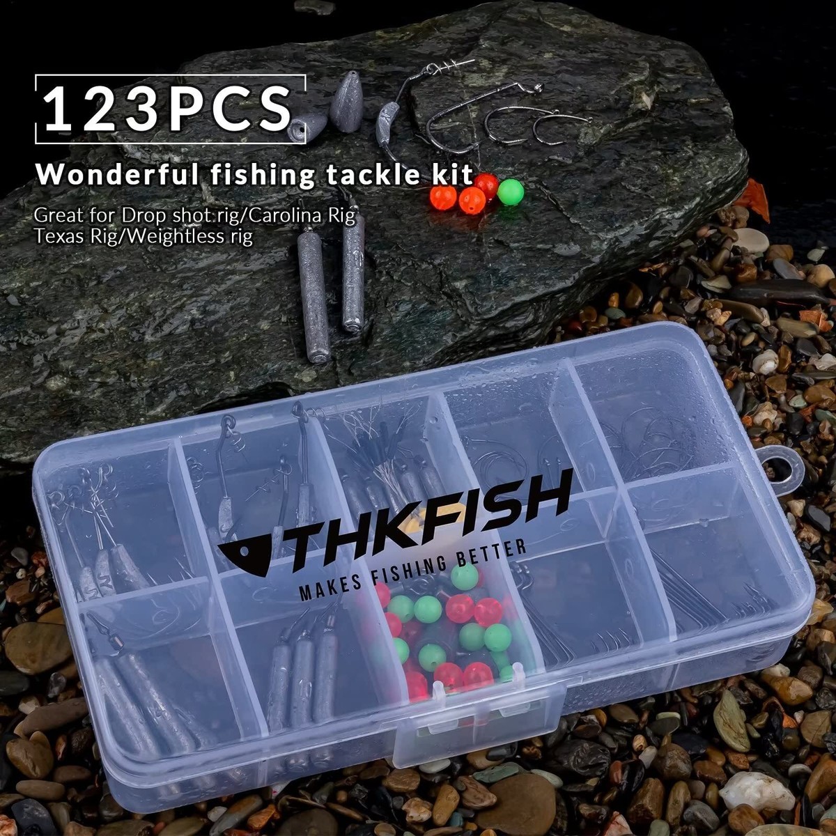 Lot de leurres souples pêche truite drop shot perche - Sport & Plein air