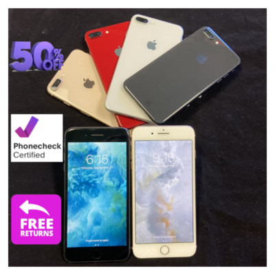 Apple iPhone 8 Plus 64GB iOS Unlocked Verizon Att T-Mobile Very Good Condition