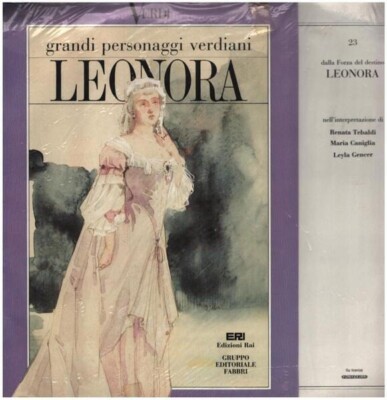 LP Giuseppe Verdi Grandi Personaggi Verdiani - Leonora Gruppo Editoriale Fabb