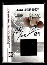 2009-10 In The Game Superlative Mikkel Boedker Auto Jersey SIlver /40 Y4094