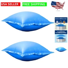 HYDROTOOLS 2-Pack Air Pillows for Above Ground Pools | 4x4 ft Winter Protection