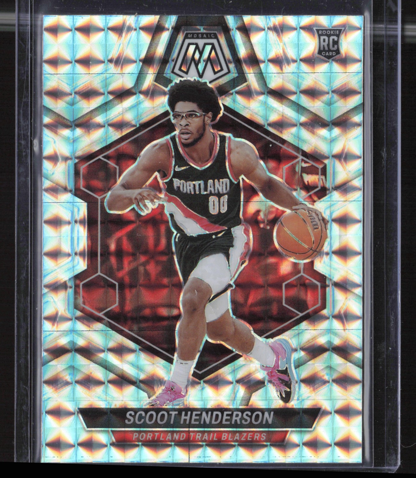 2023-24 Panini Mosaic #216 Scoot Henderson Fast Break Silver