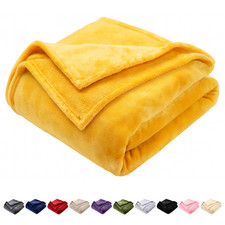 Extra Large Thick Mink Blanket Faux Fur Fleece Sofa Bed Throw Warm Soft Blanket