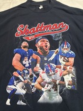 Skattman NYG Graphic Shirt New York Giants Cam Skattebo NFL Football Drip Large