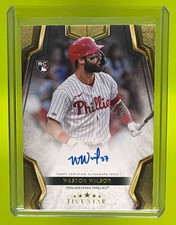 2024 Topps Five Star Weston Wilson RC Auto Rookie Phillies B11